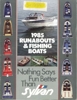 1985 Sylvan Runabouts / Fishing Catalog Cover