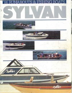 1986 Sylvan Runabouts / Fishing Catalog Cover