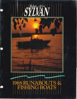 1988 Sylvan Runabouts / Fishing Catalog Cover