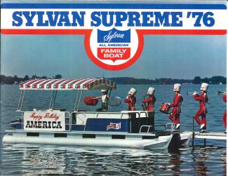 1976 Sylvan Supreme Pontoon Cover